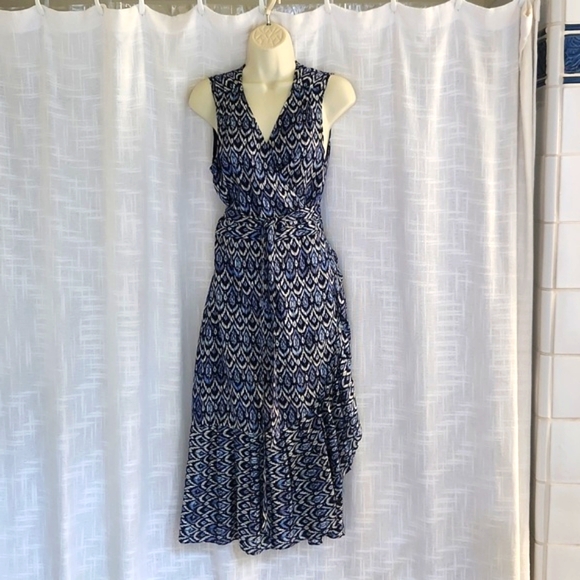 Tunique Margaret O'Leary En Lin 100% - Taille S - Bleu Gris - Manches Cold Shoulder - Neuf NWOT